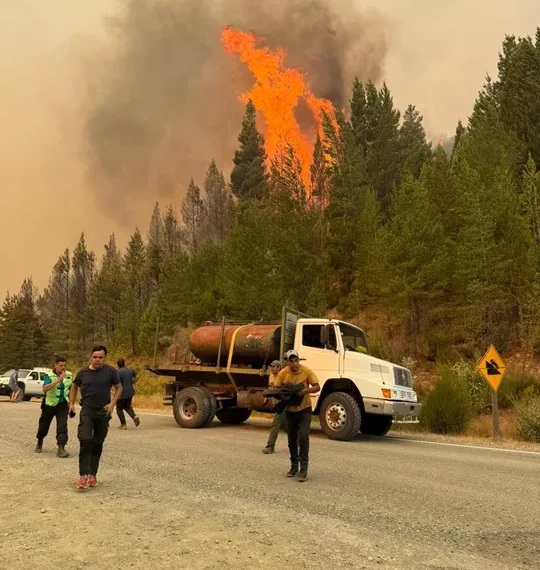 Incendios en Chubut: se esperan lluvias para toda la jornada
