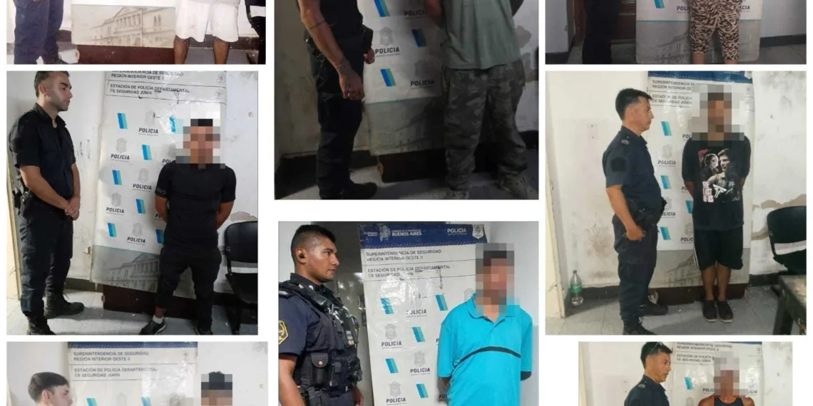Varios aprehendidos por diferentes delitos en barrios de la ciudad