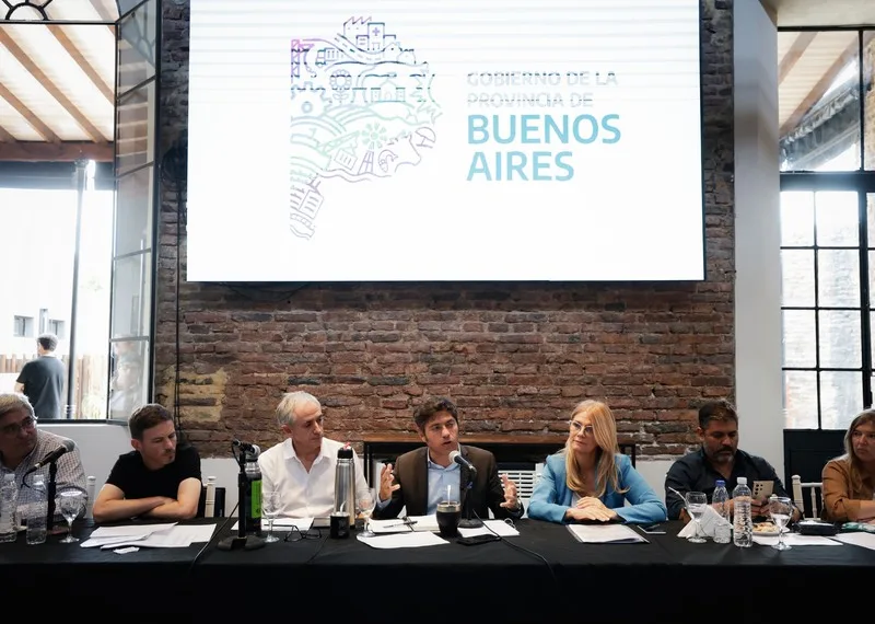 Kicillof se reunió con empresarios y representantes de distintos sectores productivos