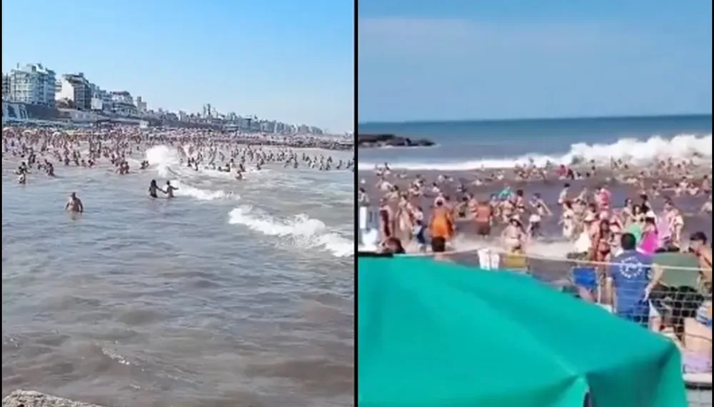 Olas gigantes en Mar del Plata y Mar Chiquita: un muerto, más de 35 heridos y tensión en las playas