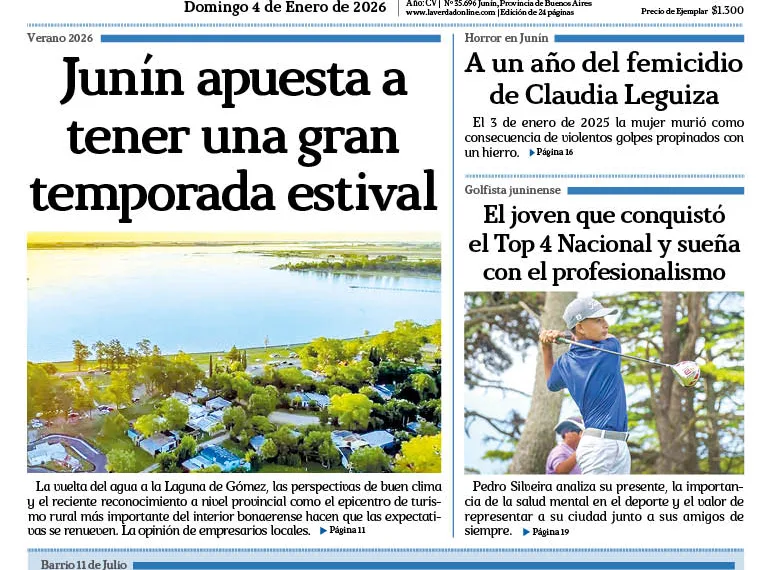 Domingo 4 de enero de 2026