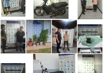 Aprehendidos por robo, droga incautada y motos secuestradas