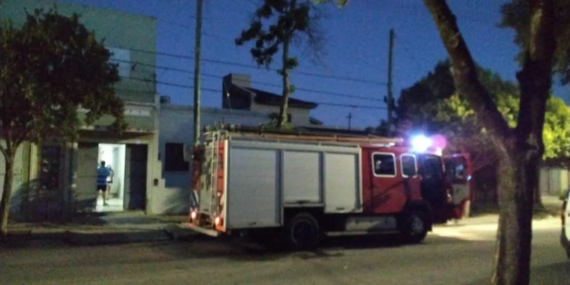 Principio de incendio en un departamento de Villa Belgrano