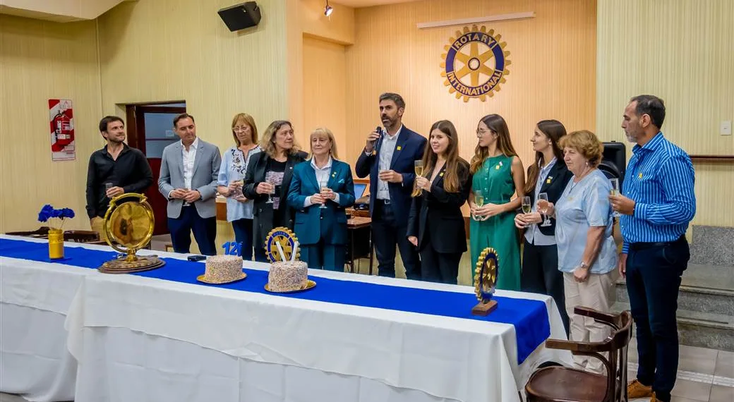 Fiorini valoró el Rotary Club Junín por sus 90 años: “Es fundamental en la construcción de la ciudad”