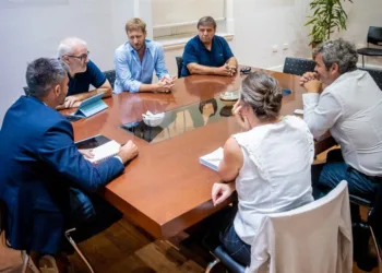 Fiorini recibió a la cúpula de la Sociedad Rural de Junín