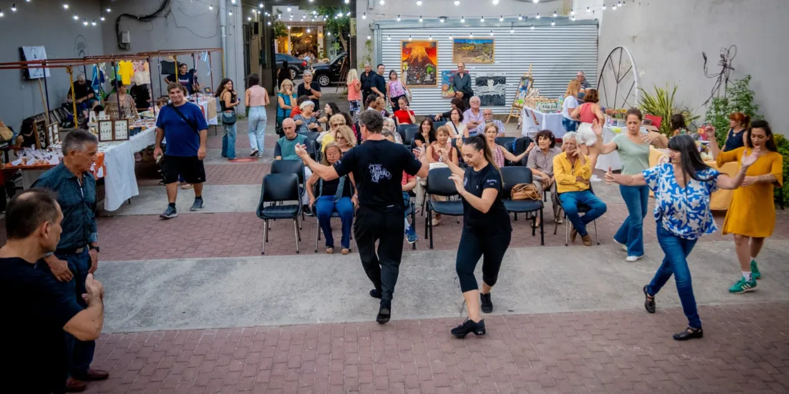 Patio de los Artistas: clases de tango y música en vivo fueron protagonistas