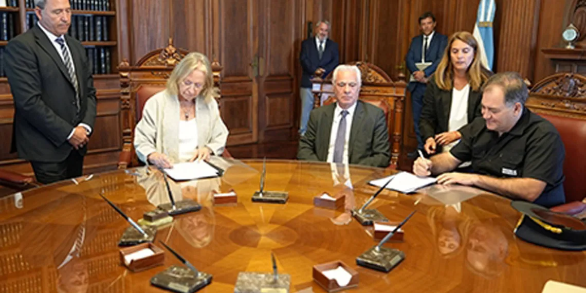 Convenio para la custodia y seguridad policial de edificios judiciales