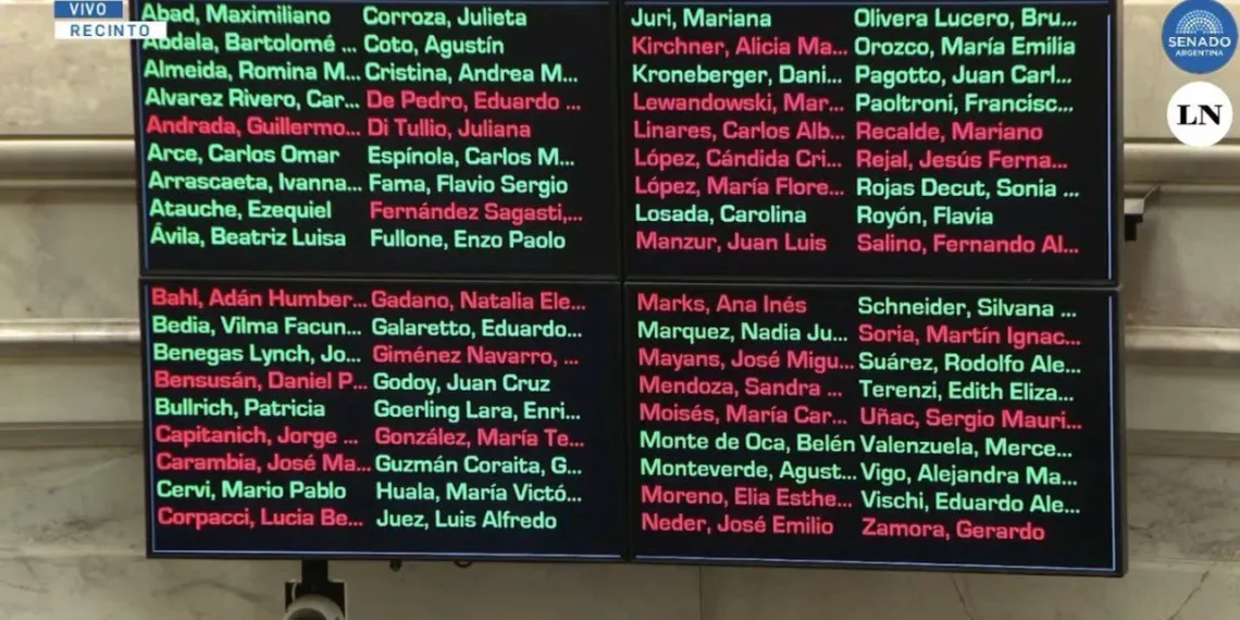 Uno por uno: qué senadores votaron a favor de la reforma laboral y cuáles en contra