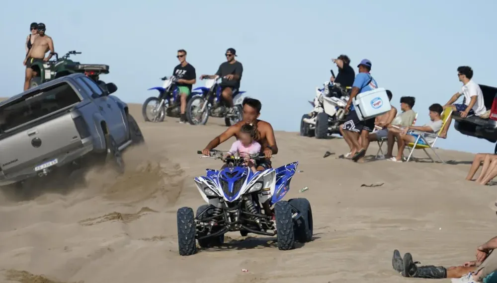 Prohibieron todas las actividades motorizadas en los médanos de La Frontera en Pinamar