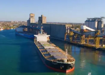 Récord histórico en Puerto Quequén: más de 1.200.000 toneladas exportadas en enero