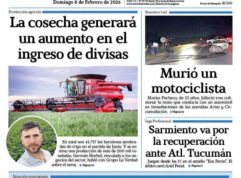 Domingo 8 de febrero de 2026