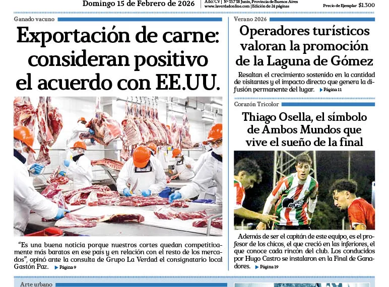 Domingo 15 de febrero de 2026