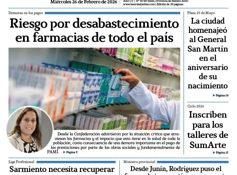 Jueves 26 de febrero de 2026