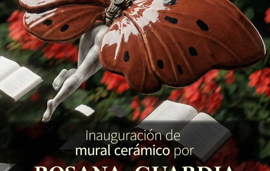 Inauguran un mural en homenaje a la escritora Imelde Sans
