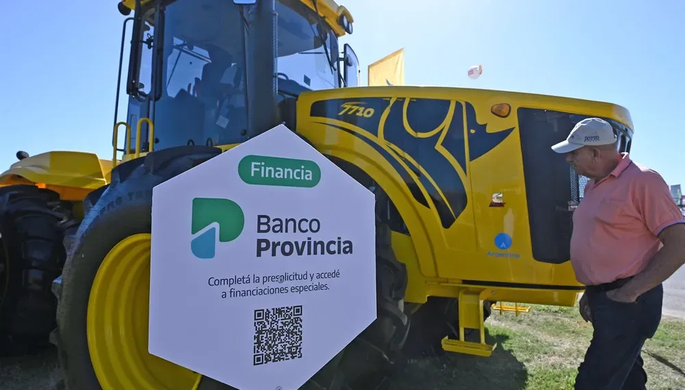 Banco Provincia ofrece préstamos en dólares desde tasa 0% para maquinaria agrícola
