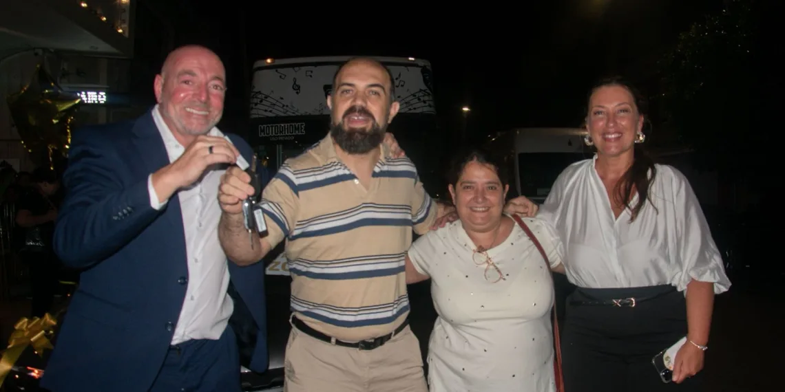 El ganador del auto 0 km sorteado por el Teatro San Carlos