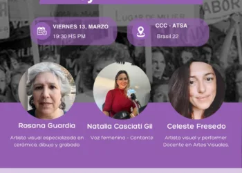 ATSA Junín invita a una charla abierta sobre mujeres y arte