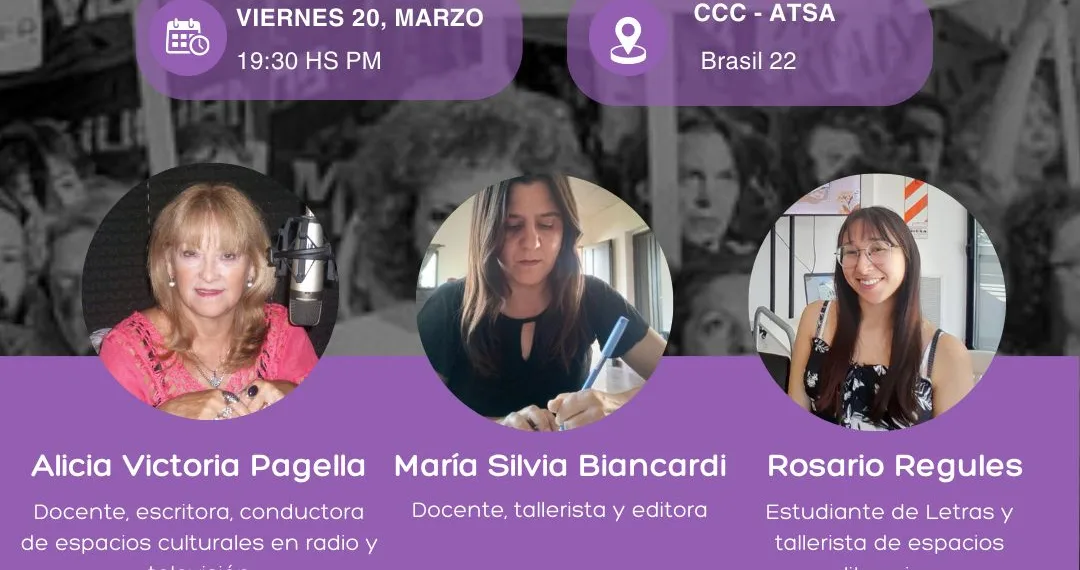 Nuevo encuentro del ciclo del Mes de la Mujer de ATSA