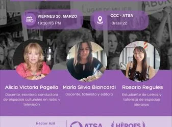 Nuevo encuentro del ciclo del Mes de la Mujer de ATSA