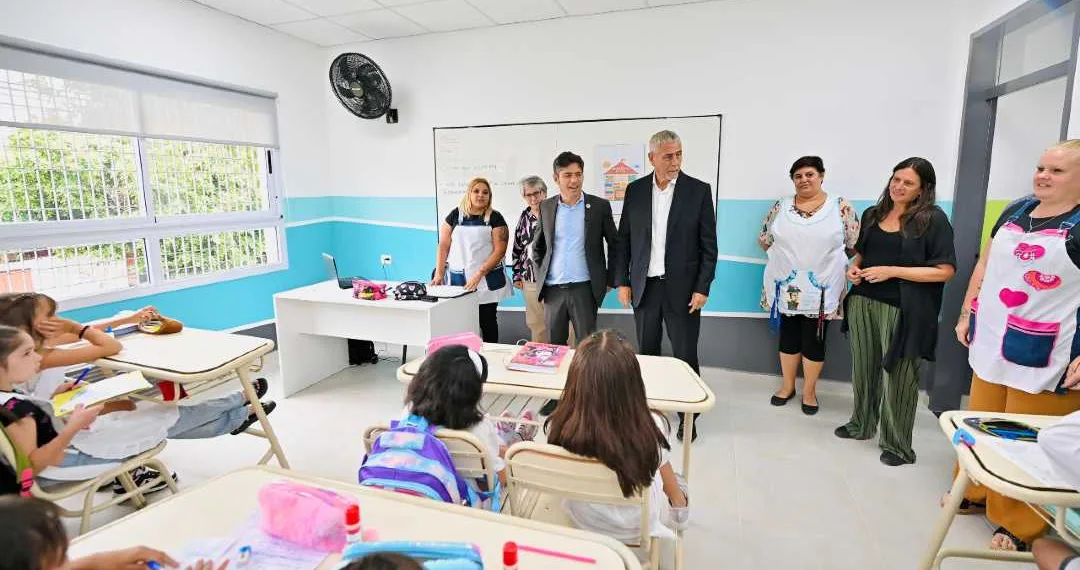 Con las clases en marcha, la Provincia renueva el compromiso con la escuela pública