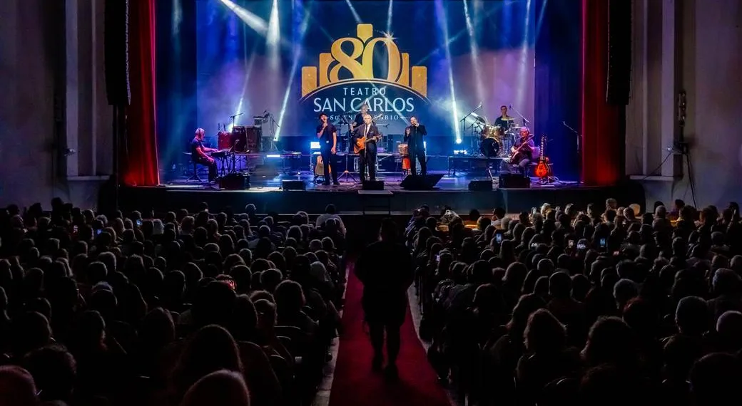 El Teatro San Carlos celebró sus 80 años de vida