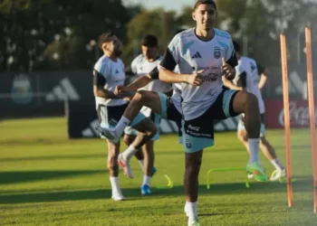 La Selección argentina completó su segundo entrenamiento en el predio de Ezeiza
