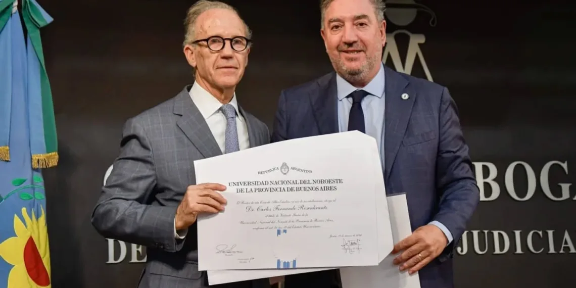 El juez de la Nación Carlos F. Rosenkrantz «Visitante ilustre» de la UNNOBA