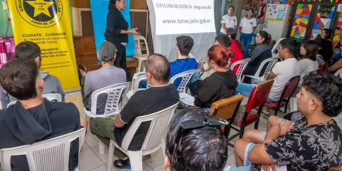Se llevó a cabo un nuevo curso de licencias de conducir en el barrio La Celeste