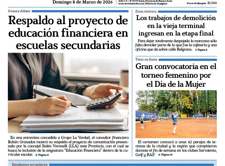 Domingo 8 de marzo de 2026