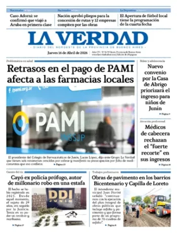 Jueves 16 de abril de 2026