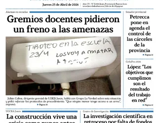 Jueves 23 de abril de 2026