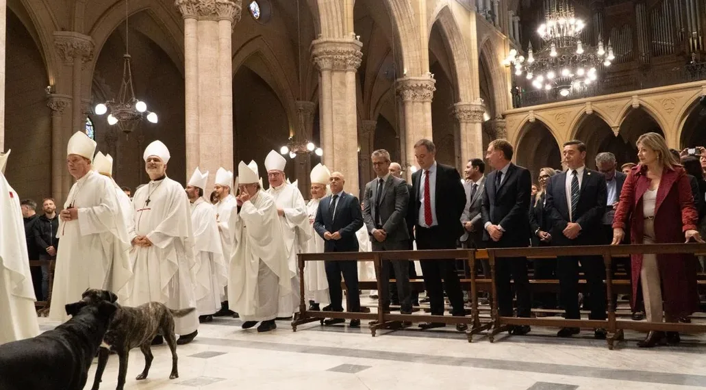 Misa por Francisco: el arco político dijo presente en Luján y Victoria Villarruel se bajó