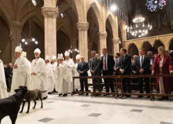 Misa por Francisco: el arco político dijo presente en Luján y Victoria Villarruel se bajó
