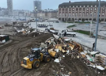 Mar del Plata: tiraron abajo con topadoras la «Saladita» de la playa Bristol