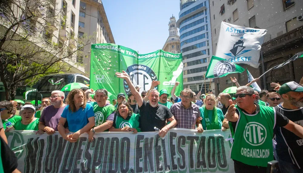 Estatales de ATE anunciaron un paro nacional con movilización el martes 21 de abril