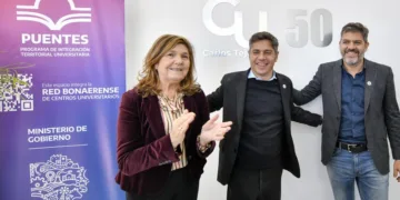Kicillof inauguró el centro universitario Nº50 del Programa Puentes