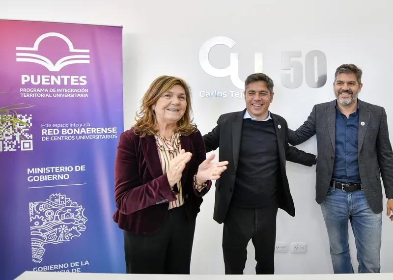 Kicillof inauguró el centro universitario Nº50 del Programa Puentes