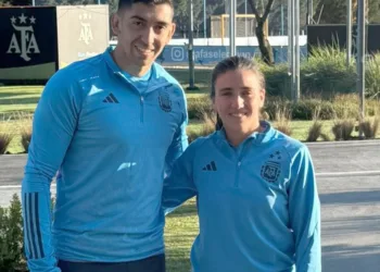 Melina Eizaguirre: de Junín al predio de la AFA en Ezeiza