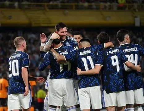 La Selección Argentina goleó a Zambia en un amistoso internacional