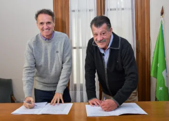 Barenghi recibió al ministro Katopodis en Bragado