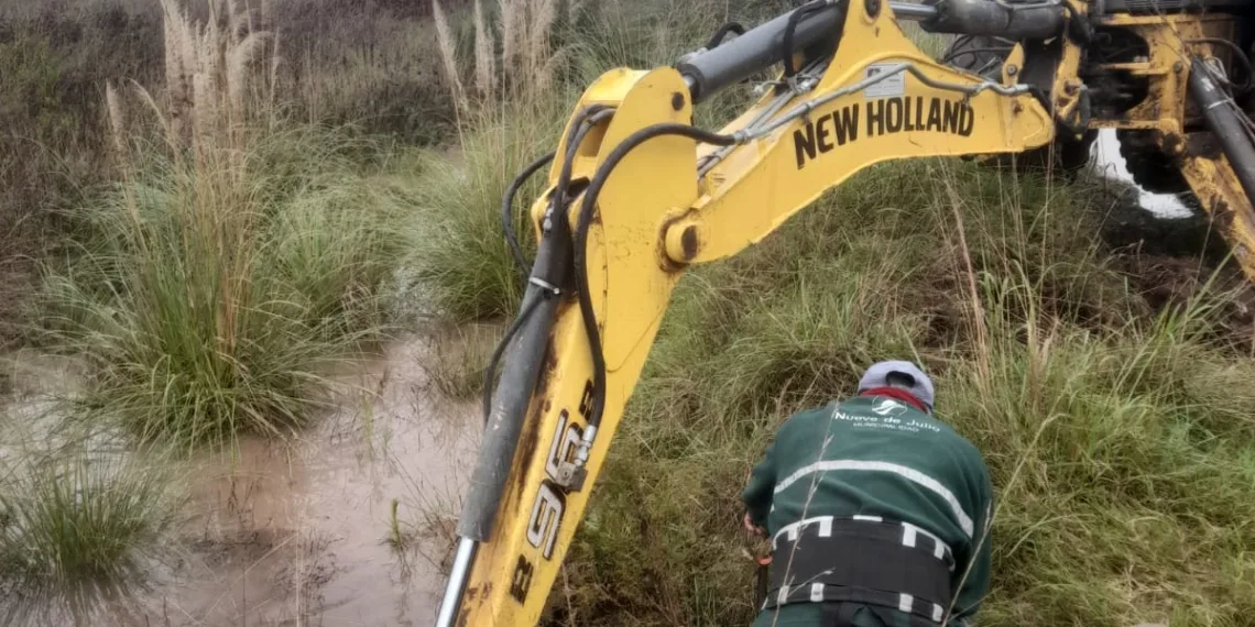 Intensas lluvias afectaron Nueve de Julio