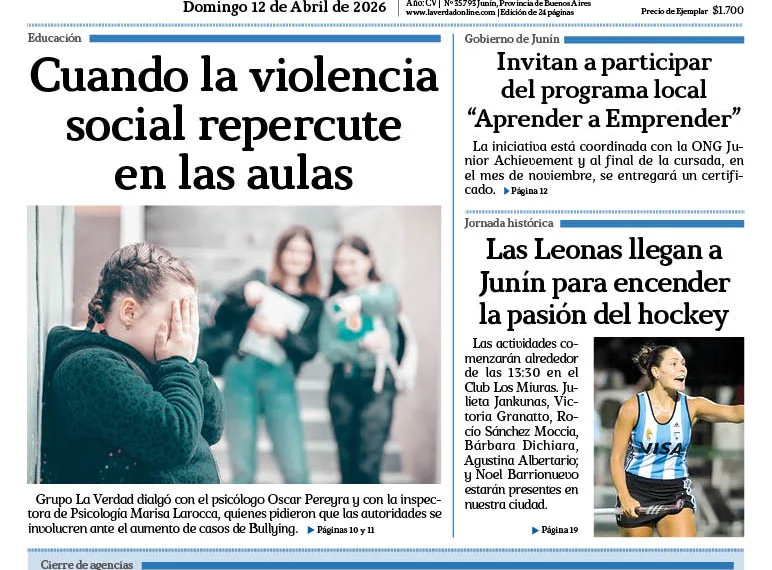 Domingo 12 de abril de 2026