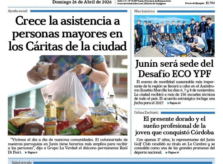 Domingo 26 de abril de 2026