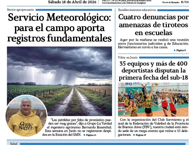 Sábado 18 de abril de 2026