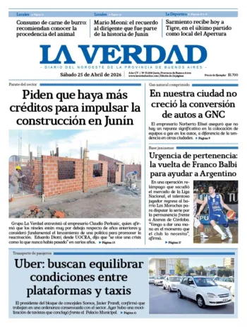 Sabado 25 de abril de 2026