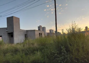 25 viviendas: Balestrasse planteó que el Municipio podría asumir la obra