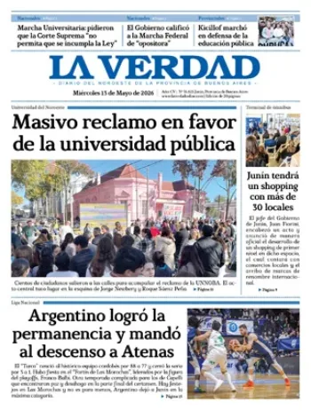 Miércoles 13 de mayo de 2026