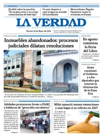 Viernes 22 de mayo de 2026