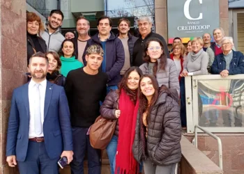 Entrega de premios institucionales en el Banco Credicoop Junín