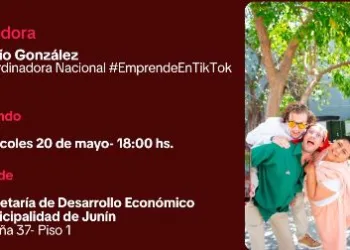 Junín se suma al programa nacional #EmprendeEnTikTok
